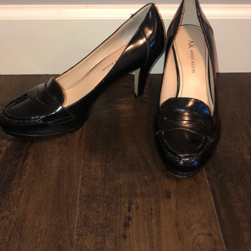 Ann Klein Penny Loafer Heel sz 6.5